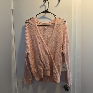 Pink Knit Women's Sweater